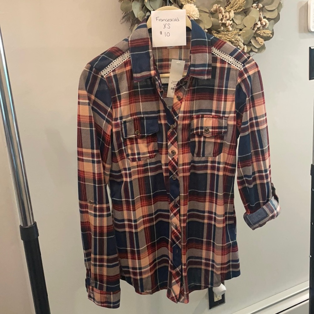 XS flannel shirt